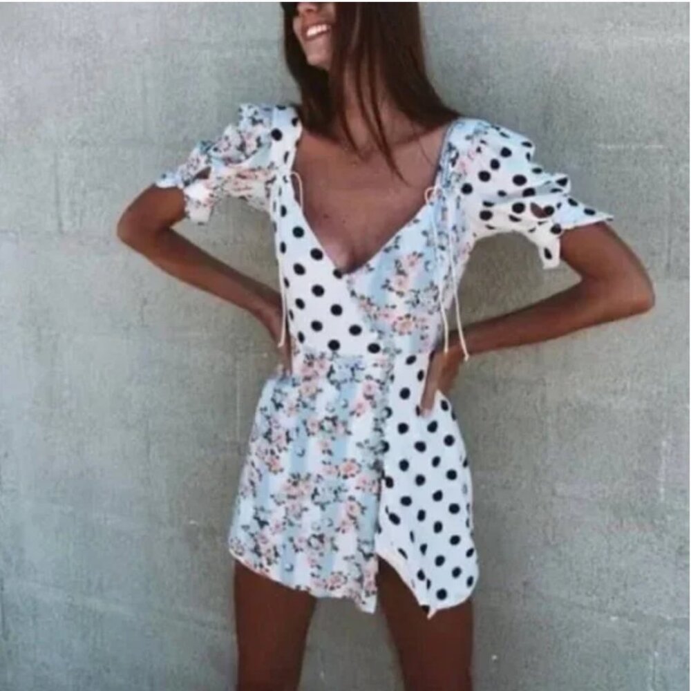 For Love and Lemons Savannah Wrap dress Brand New with Tags Size Medium